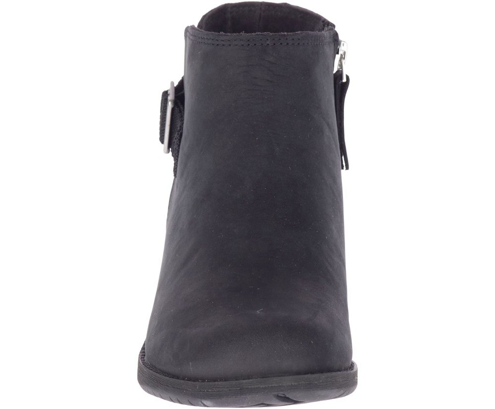 Merrell Boots Black - Shiloh II Bluff - Womens 94EZWOSLT